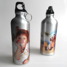 Sublimation Sports Bottle Silver Aluminum Water Bottle 500ML